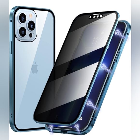 Privacy Magnetic Case for iPhone 13 - Picture 1 of 10